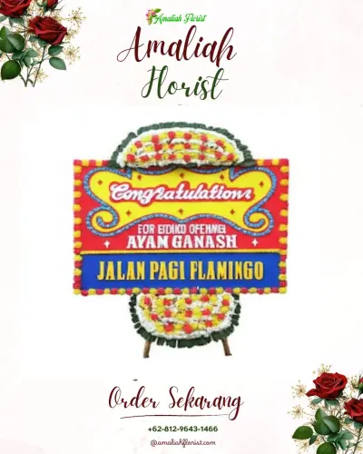 Bunga Papan Congratulation di Sunggingsari